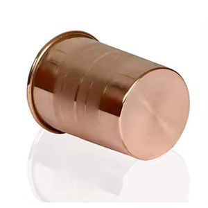 Superbe gobelet en cuivre pur pour l'eau, gobelet décoré, grand format, personnalisé pour les articles de bar et les ustensiles de boisson. - Product Image 6