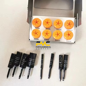 ชุดดอกสว่านตัดฟัน 8 ชิ้น สำหรับเจาะกระดูกยาวในการปลูกถ่ายทางศัลยกรรม ใช้กับเครื่องมือแบบแฮนด์พีซความเร็วต่ำ - Product Image 4