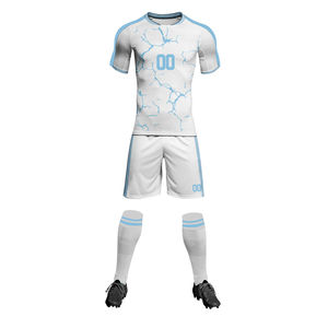 Custom Sublimated Soccer Uniform Sets Wholesale Breathable Football Jersey Quick Dry Team Training Kit Men Kids Soccer Wear Set - Product Image 1