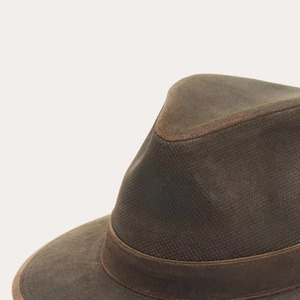 Sombrero de vaquero de cuero personalizado en stock, precio bajo, sombrero de cuero duradero para exteriores, hecho en Pakistán - Product Image 2