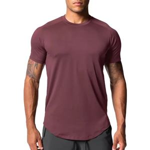 Camiseta OEM para hombre, venta al por mayor, camisetas deportivas de manga corta, Camiseta deportiva de secado rápido para gimnasio - Product Image 1