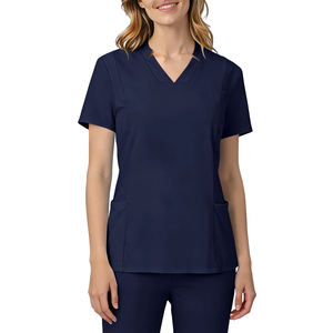 Uniformes de Hospital Personalizados para Mujer, Conjuntos de Uniformes Médicos Antiarrugas y Elásticos de Fábrica para Doctoras y Enfermeras - Product Image 2