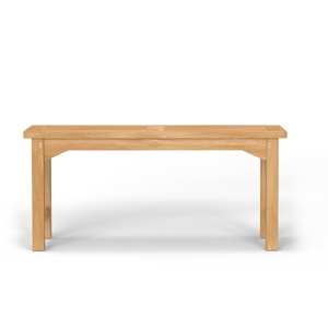 Solid Teak Backless <b>Bench</b> Outdoor Garden <b>Bench</b> Patio Wooden <b>Bench</b> Durable - Product Image 3
