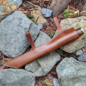 Couteau de chef viking professionnel, forgé à la main, personnalisé, écologique, ambidextre, en acier au carbone, avec étui en cuir - Product Image 6