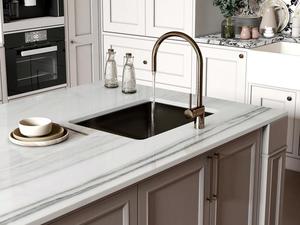 Piedra de mármol pulido de alta calidad para encimeras de cocina, tocadores de baño y construcción de edificios disponible para la venta. - Product Image 5