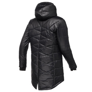 Veste longue matelassée pour femme, design personnalisé, respirante, avec capuche et fermeture éclair, imperméable pour l'hiver - Product Image 2