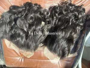 Lots de Cheveux Indiens Bruts Bouclés Type Bébé Remy, Cheveux Humains Naturels Non Traités, Cuticules Alignées, Fournisseur en Gros Direct Usine d'Inde - Product Image 5