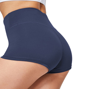 Shorts Deportivos para Mujer al por Mayor, Color Azul Marino, Sin Costuras, para Fitness, Jogging, Running, Cintura Alta, Modelo 2026 - Product Image 4