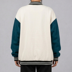 Chaqueta Varsity Personalizada de Moda para Mujer, Chaqueta Bomber de Béisbol con Botones a Presión, Estilo Universitario, Ropa Casual de Calle de Primera Calidad - Product Image 2