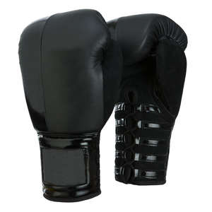 Nuevos Guantes de Boxeo de Piel Sintética para Adultos en Color Negro y Rojo Estilo Tailandés para Entrenamiento de Artes Marciales 10oz Guantes de MMA con Logotipo OEM - Product Image 6