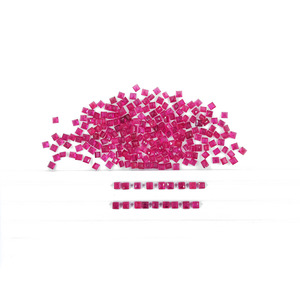 Rubíes naturales de Bangkok calibrados en cuadrados de 4 mm, piedras preciosas de rubí facetadas naturales sueltas para la fabricación de joyas, listas para usar. - Product Image 4