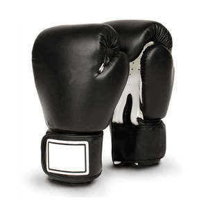 Gants de combat en PU, gants de boxe en cuir artificiel de qualité supérieure, sangle de poignet réglable pour la fermeture, rembourrage absorbant les chocs - Product Image 1