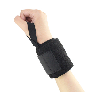 Bandes de poignet personnalisables multicolores respirantes en coton avec logo pour le fitness et la musculation, soutien pour les mains - Product Image 1