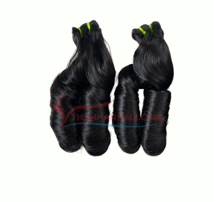 Tendencia caliente al por mayor doble dibujado Bouncy Curl Virgin Remy Paquete de cabello vietnamita 100% para mujeres sin caída - Product Image 6