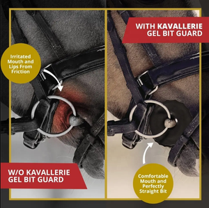 Custom Size Care Horse Curb Chain Rubber Gel <b>Bit</b> Guard - Product Image 6