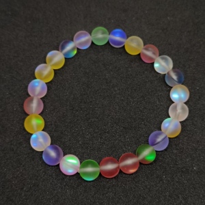 Multi Quartz Adjustable 8mm Gemstone Beaded 925 <b>Silver</b> Luxury Handmade <b>Bracelet</b> Colorful Crystal Stacking Jewelry Gift Women - Product Image 2