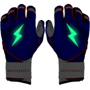 Guantes de Bateo de Béisbol Profesionales de Calidad Bruce Bolt, Cuero Dividido Premium Antideslizante, Logotipo y Diseño Personalizados - Product Image 6