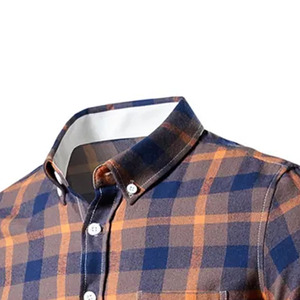 Camisa de Hombre a Cuadros con Botones, Manga Larga, Algodón, Estilo Business, Directo de Fábrica - Product Image 2