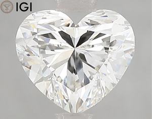 IGI Certified 1.50 Carat G Color VVS2 Clarity 6.85 MM Lab Grown CVD Heart Cut Diamond for <b>Your</b> <b>Love</b> Custom Solitaire Ring - Product Image 1