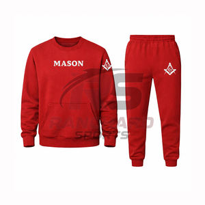 Sudadera con Capucha y Pantalones Deportivos de Felpa de Algodón con Logotipo Masónico Personalizado, Fabricante OEM, Sudadera con Símbolo Masónico al por Mayor, Impresión Personalizada - Product Image 1