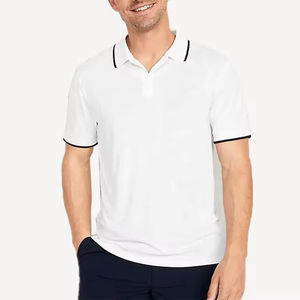 Polo en coton riche pour hommes, prix d'usine, pour les équipes de service et les uniformes du personnel clientèle - Product Image 3