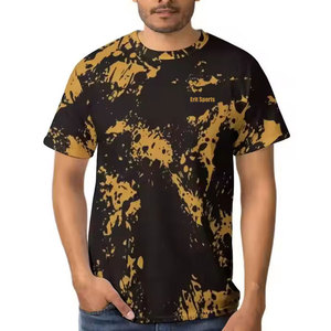 Camisetas Tie Dye de Moda para Hombre, Corte Ajustado, Novedad 2026, Bajo MOQ, El Mejor Estilo - Product Image 1