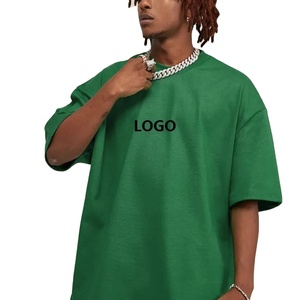 T-shirt Homme à Épaules Tombantes Manches Courtes Couleur Unie Vente en Gros OEM 180GSM 100% Coton Qualité Export Personnalisable Respirant sur le Devant - Product Image 5