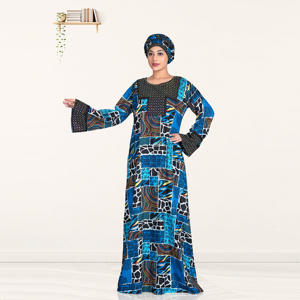 Vestido Kaftan de Rayón para Mujer con Adornos de Diamantes, Manga Larga, Ropa Islámica Modesta, Elegante, Estilo Oriente Medio, Eid, ODM, Maxi Vestido - Product Image 3