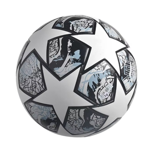 Ballon de football d'entraînement professionnel en cuir PU avec logo personnalisé pour les jeunes, vente en gros - Product Image 2
