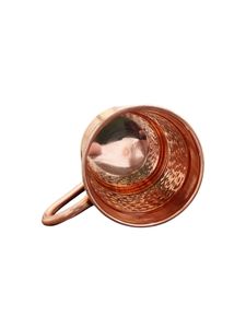 Vintage Copper Tankard Copper Mule <b>Mug</b> with Hammered Finish Ideal Mule <b>Mug</b> Cocktails Chilled Beverages and Stylish Bar Serving - Product Image 3