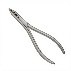 Pince orthodontique en acier inoxydable 15 cm, outil manuel de pliage et de coupe de fil dentaire, forceps, outil manuel pour fil de suivi dentaire, embout - Product Image 4