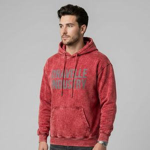 Hoodie Homme Hiver Couleur Unie Effet Délavé – Meilleure Vente Prix de Gros – Confortable, 100% Polyester Polaire, Écologique et Respirant - Product Image 5