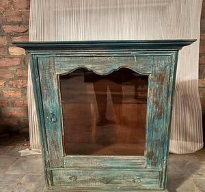 Artisan Wooden Kitchen Cabinet <b>Storage</b> <b>Cupboard</b> Freestanding Organizer Unit Kitchen Furniture Wooden Cabinet <b>Utility</b> Use - Product Image 1