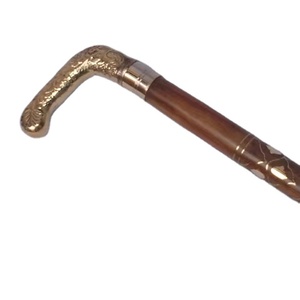 Bastón de madera con incrustaciones de latón bastones plegables ajustables OEM/ODM proveedor pedido a granel disponible por AYAANS - Product Image 3