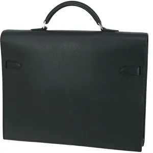 Porte-documents de luxe en cuir véritable de qualité supérieure pour hommes, sacoche d'affaires pour ordinateur portable avec serrure sécurisée, fournisseur en gros - Product Image 2