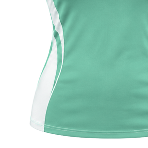 เสื้อกล้ามออกกำลังกายแบบ Racerback สำหรับผู้หญิง ออกแบบเองได้ แห้งเร็ว ยืดหยุ่น เหมาะสำหรับการฝึกซ้อมและเล่นกีฬาในยิม - Product Image 4