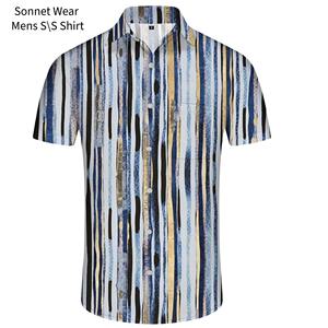 Chemises à manches courtes imprimées pour hommes - Product Image 6