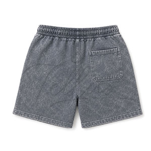 Customized Screen Printed Acid Wash Short Custom Design Men Acid Wash Shorts Casual Wear Adult Size Men Acid Wash Short - Product Image 5