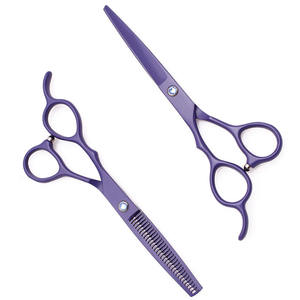 Ciseaux de coiffure personnalisés 2026 pour droitiers, ciseaux à effiler et ciseaux de coupe en acier inoxydable pour barbier - Product Image 2