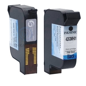 Cartouche d'encre solvant noire à séchage rapide 42 ml 42X3MH29 42X3MH30 42X3MH32 avec puce pour imprimante de codage à jet d'encre Loogal EA ES EP TIJ - Product Image 1
