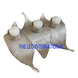 Support de bougie décoratif d'intérieur au prix d'usine, bougeoirs en béton, pot à bougie unique en acier inoxydable et laiton - Product Image 6