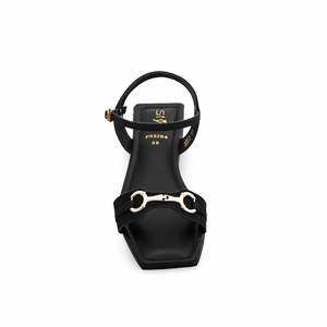 Sandalia de tacón formal negra FR5264 - Product Image 1