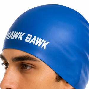 Bonnet de bain unisexe en silicone écologique - Qualité supérieure, ajustement confortable, imperméable, extensible, service OEM, couleur et taille personnalisées - Product Image 6