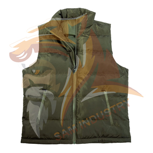 Custom Sleeveless Women's Quilted Puffer Jacket Lightweight Plain Vest <b>Stand</b> Collar Waterproof Sleeveless Puffer Jacket - Product Image 3