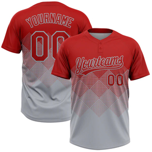 เสื้อเบสบอลซอฟต์บอลแบบสั่งทำพิเศษ ปักสองปุ่ม ชุดยูนิฟอร์มเบสบอลซอฟต์บอล สำหรับเด็ก วัยรุ่น ผู้ชาย ผู้หญิง ชุดกีฬา - Product Image 1