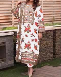 Servicio OEM: Shalwar Kameez de moda para mujer en diferentes colores y tallas, listo para usar. Vestido Shalwar Kameez para mujer. - Product Image 6