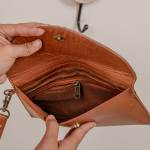 Handmade High Quality Genuine Leather Designer Printed Zipper <b>Wallet</b> Top Layer Cowhide Soft Phone Wristlest <b>Wallet</b> For Women - Product Image 2