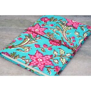 Cuadernos Artesanales de Tela de Algodón con Estampado en Bloque y Tapa Dura Térmica, Páginas de Papel Hechas a Mano, para Escribir, Dibujar y Regalar - Product Image 1