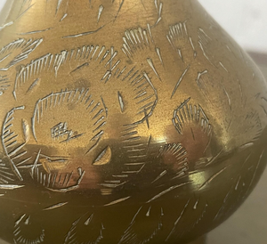 <b>Brass</b> Golden Plated Hand Carved Contemporary Design Large Flower Vase Home Decorative Trendy Luxury Anniversary Tabletop <b>Pot</b> - Product Image 6