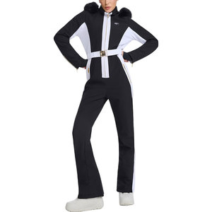 Traje de esquí para mujer, mono de una pieza, ajustado, aislado, impermeable y cortavientos, para snowboard y esquí en invierno - Product Image 2